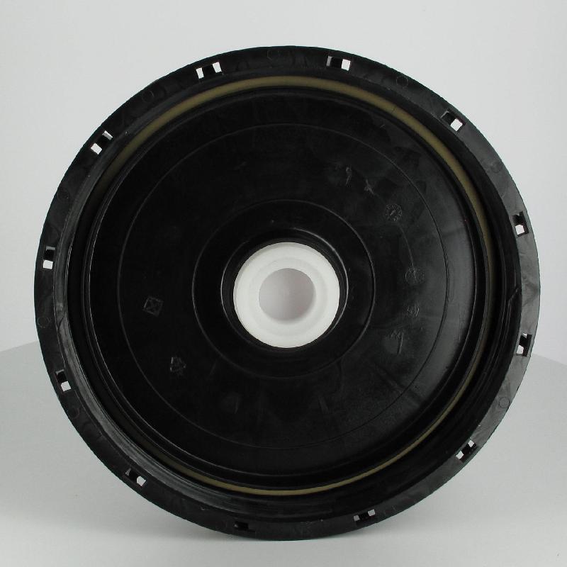 Couvercle Werit Ø 220 noir + bonde Femelle 2