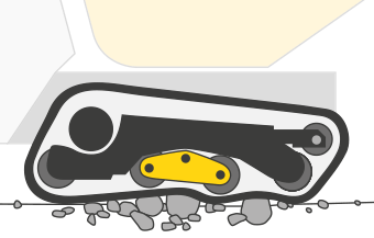 Dumper à chenilles DT12 - transporteur polyvalent avec options d'auto-chargement et godet éjecteur_3