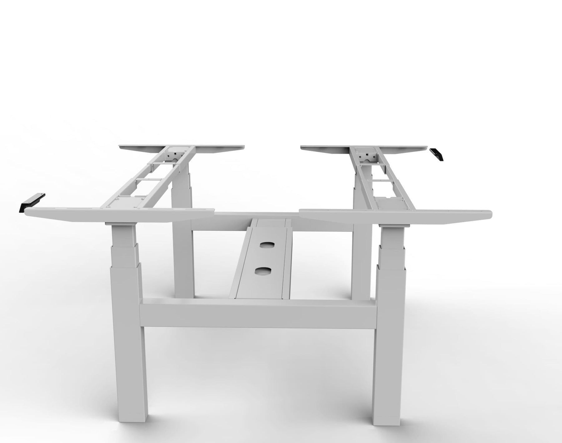 Piètement motorisé DUODESK - pour open space ou bureaux partagés - hauteur réglable 65 à 130 cm - 4 moteurs_3