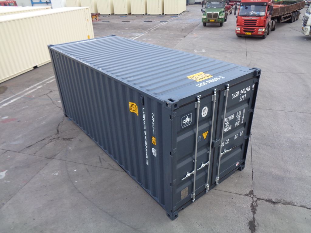 Container maritime 20 pieds Double Door parfait pour le chargement et le déchargement des marchandises en FIFO_3
