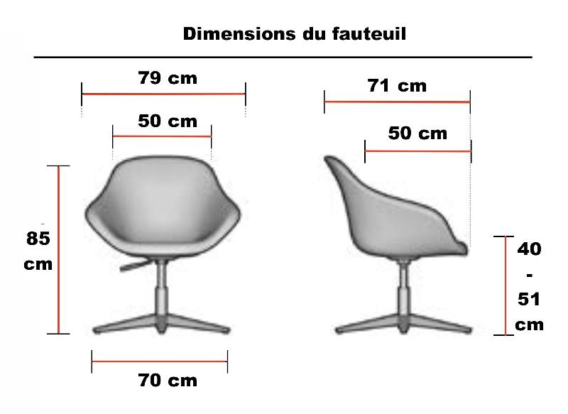 Grand fauteuil d'accueil Tilos avec pied métal - Mobel linea. - Gris chiné_3