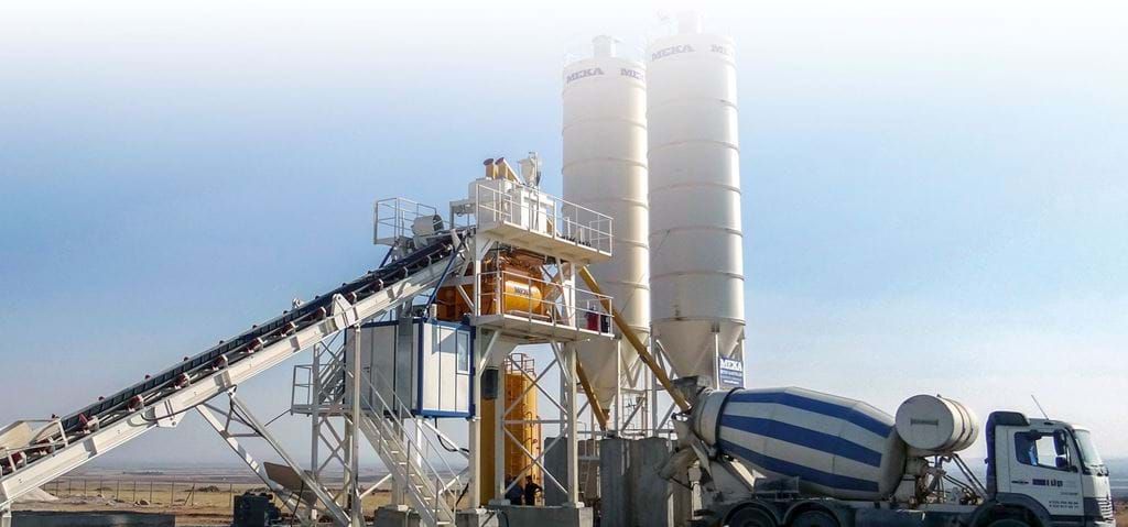 Mb-c120 centrale à béton - Meka - 115 à 124 m³/h - Châssis galvanisé, Double Arbre, Capacité 3,0 m³_3