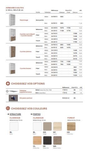 Armoire de rangement pour bureau de direction - Gamme ALTITUDE - différentes tailles et options de rangement_3