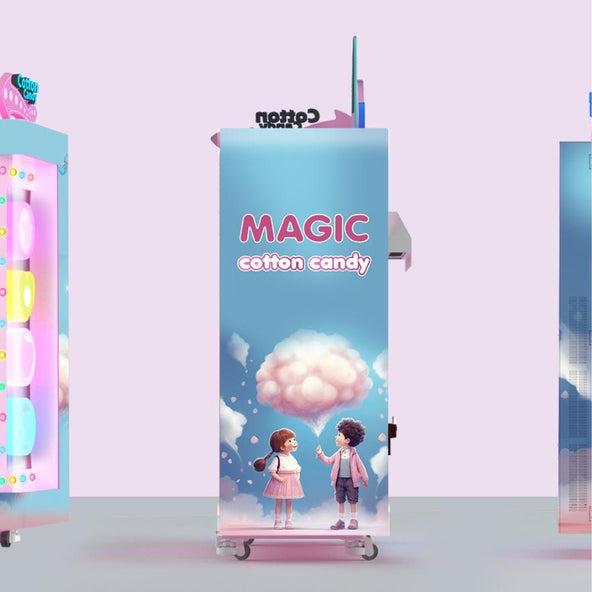 Machine à Barbe à Papa Automatique M3 - 2800W - 80 à 130s/pièce - FESTI MARKET - Ref: FM-M3-CCCSB_3