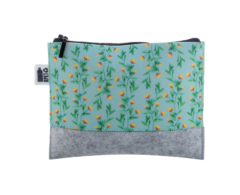 Trousse de toilette en feutre RPET - Personnalisable avec impression totale - Labelisée RPET_3