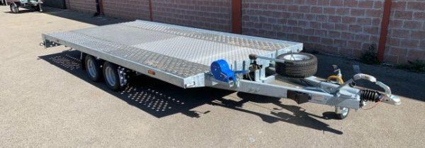 Remorque porte voiture-plateau - 4,50 X 2,10 M - 3000 KG - GALA RIGEL 45 30_3