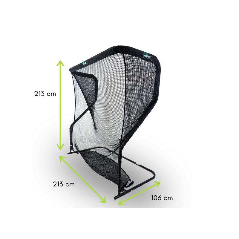 Filet de practice the net return - Filet de golf pour une pratique Indoor/Outdoor - Filet de golf à renvoi automatique_3