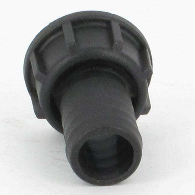 Raccord annelé - Droit - avec écrou - F 1