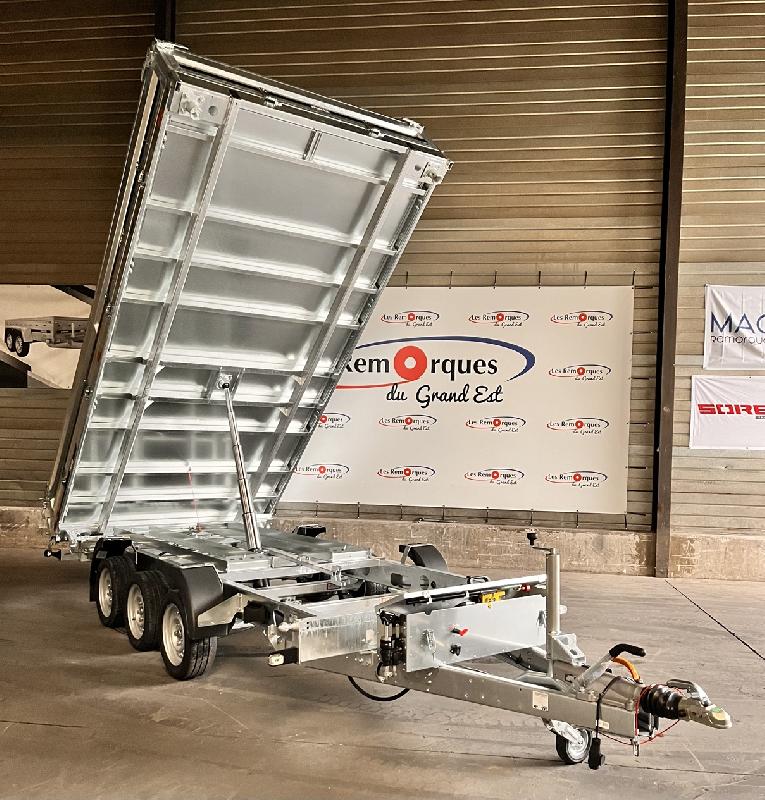 Remorque benne - 4,05 x 1,97 m - 3500 kg - Martz Kipper 400/3 électrique + manuelle_3