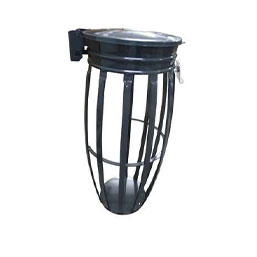 Support de sac poubelle avec écrase cigarettes - VIGIPIRATE - acier antirouille - 80 à 130 L_3