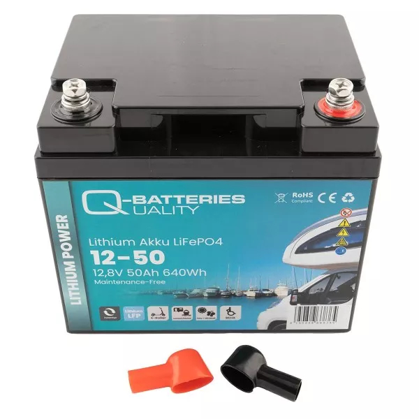Batterie Lithium Q-Batteries Akku LifePO4 12-50 12,8V 50Ah_3