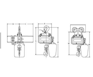 Palan électrique à chaîne REMA série SR - 3 m de levée - haute performance et sécurité - Rema Holland B.V._3
