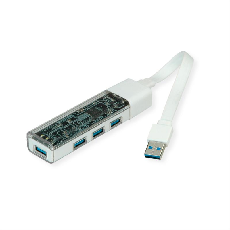 ROLINE Hub USB 3.2 Gen 1, 4 ports, type A+C_3
