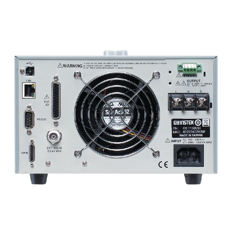 ASR-2050R - Source programmable AC/DC 500 VA 0-350 Veff / 0-500 VDC - Montage 1/2 rack 3U - Goodwill Instek_3