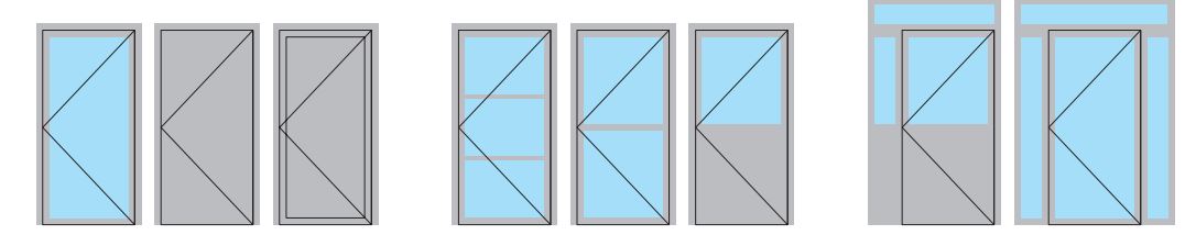 Porte simple sur mesure avec pare-balles fb7 -  ftmq 0052_3