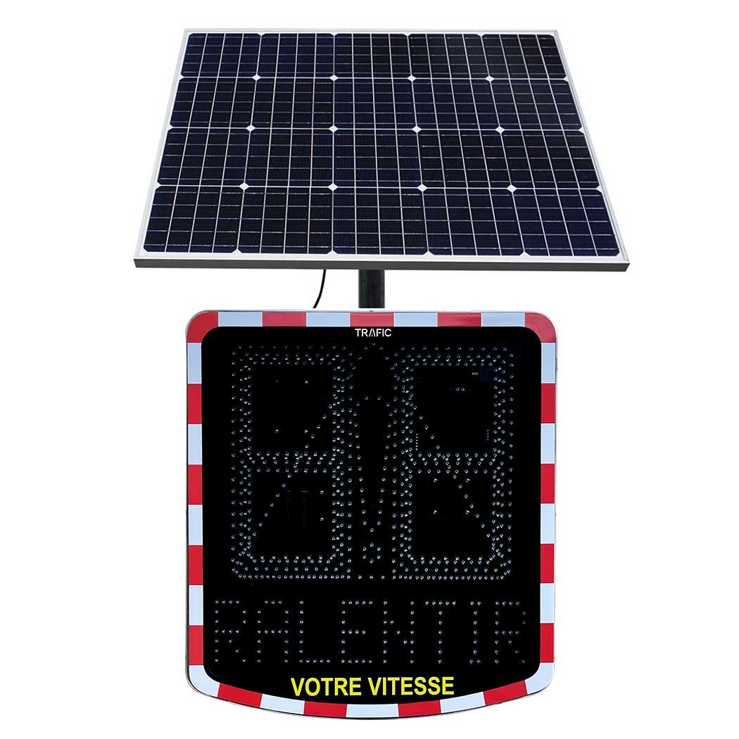 Radar pédagogique solaire V400 - Batterie autonome - Caractères de 400mm de hauteur_3