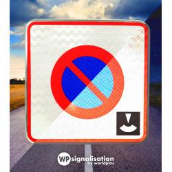 Panneau B6B3 - Zone à stationnement de durée limitée contrôlée par disque - Made in France, certifié Ascquer_3