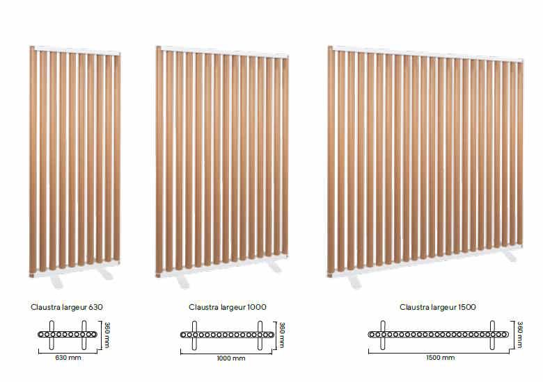 Ganivel - Cloisonnette ajourée en acier avec finition époxy - Fabrication française et recyclable_3