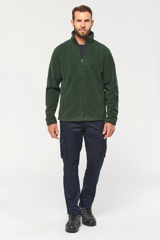 Veste micropolaire zippée homme - Réf: WK903 - WK. Designed To Work - 100% polyester antiboulochage_3
