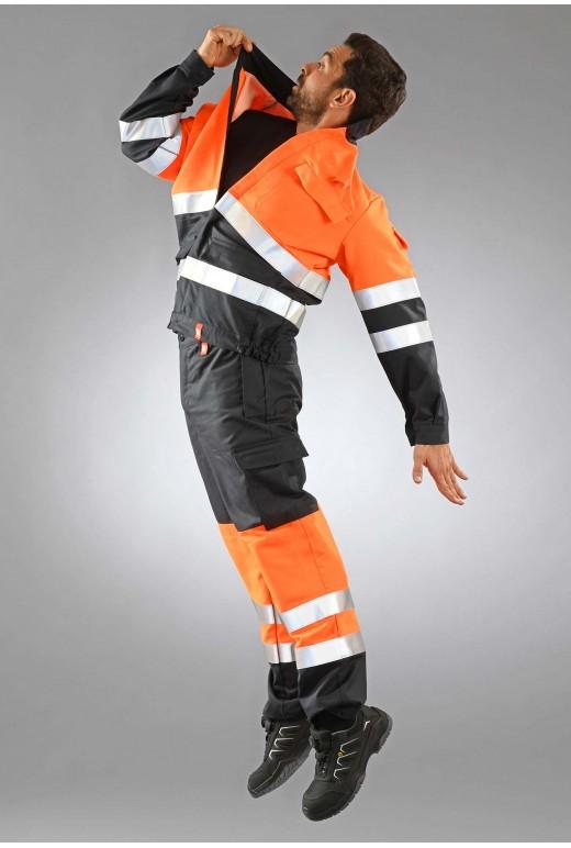 Blouson multirisques ATEX haute visibilité orange fluo - Réf. 630*ATX - bandes rétroréfléchissantes ignifuges et multipoches_3