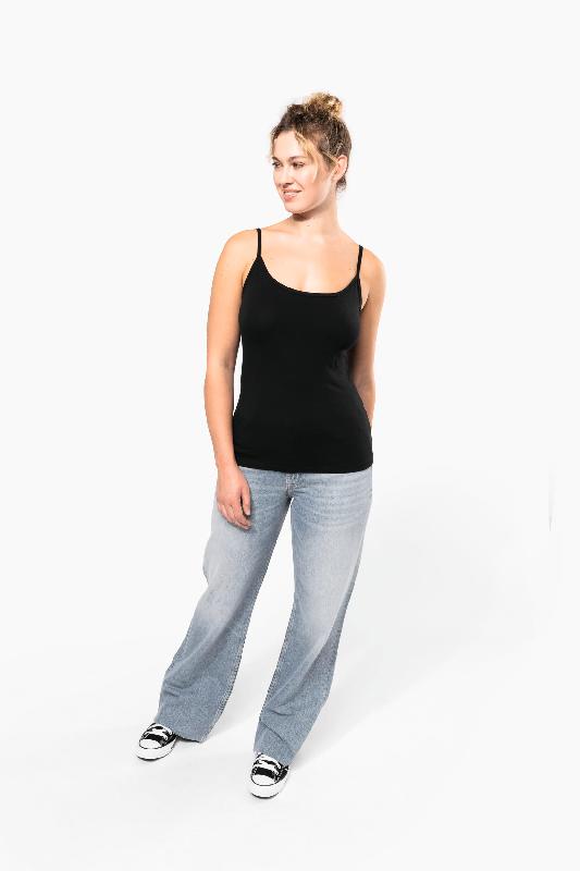 Débardeur à bretelles femme Kariban - Réf: K397 - 95% coton, coupe féminine, plusieurs tailles et couleurs_3