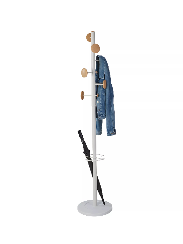 Porte manteau design blanc MUSIC_3
