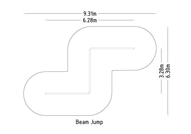 Équipement de fitness extérieur - Gym Beam Jump - 8036742 - Hags - entraînement pliométrique et musculation_3
