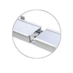 Luminaire linéaire encastré LED connectable en série - diffuseur polycarbonate opale - SKYWAP 600 - 10W ou 20W_3
