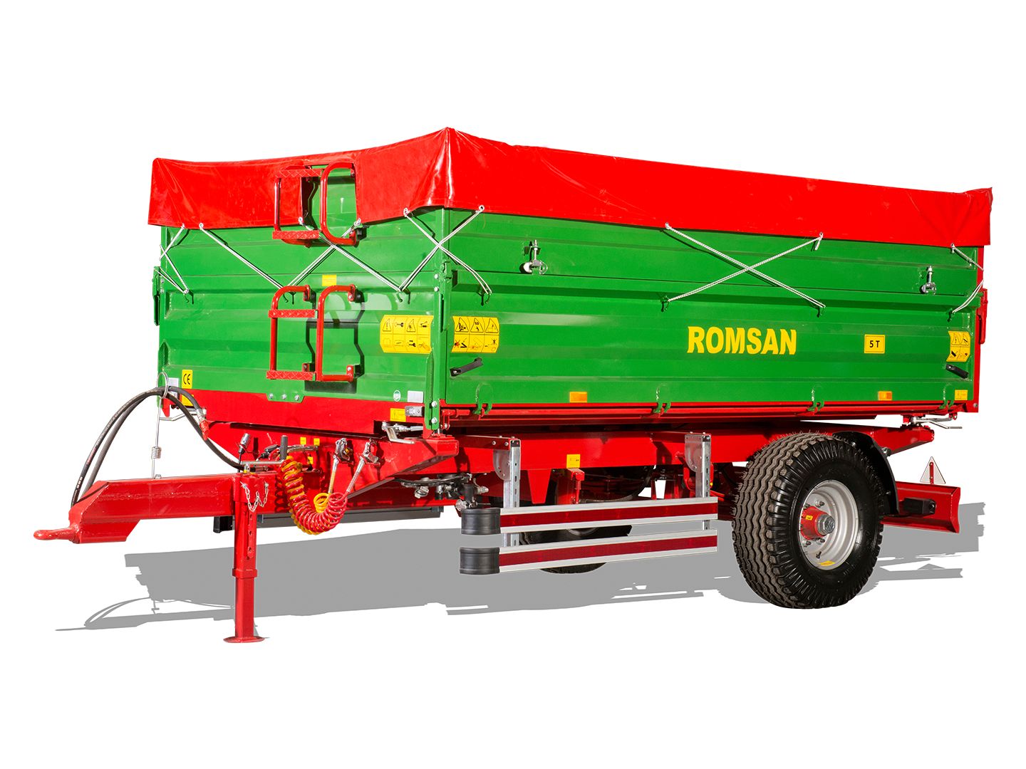 R 50 TSGA - Benne agricole à simple essieu - Romsan - Capacité 5000 kg_3