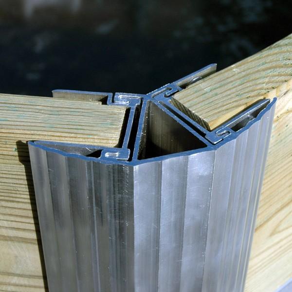 Piscine bois ronde LEYTE - Ø 4,60 m x H 1,11 m - Structure en bois traité et filtration complète_3