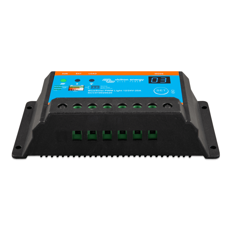 Régulateur solaire PWM 20A 12/24V - Victron Bluesolar avec écran LCD et prises USB_3