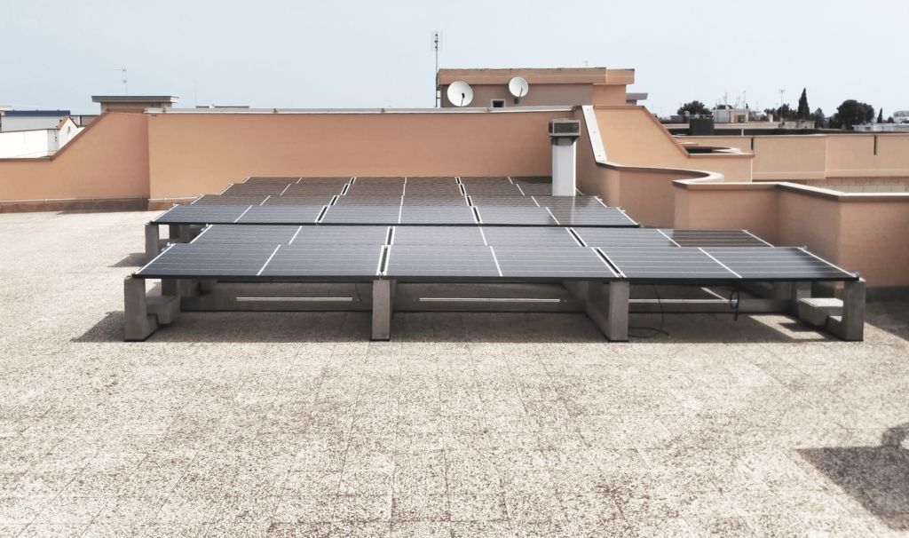 Support photovoltaïque 5° et 10° - Au sol ou sur toit terrasse_3