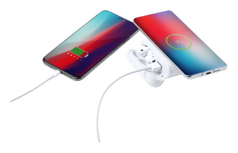 Écouteurs Power Bank - Batterie 5000 mAh - Chargeur sans fil - Bluetooth avec fonction mains libres_3