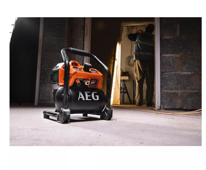 Compresseur Dual Brushless 18V BK18-38BL - AEG - Réservoir 3,8 L - Pompe sans huile - Régulateur précis_3