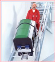 Monte-escaliers électrique pour entreprises de logistique et artisans