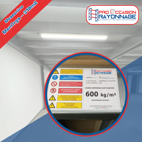 Mezzanine industrielle - 310m²  - ManOrga_3