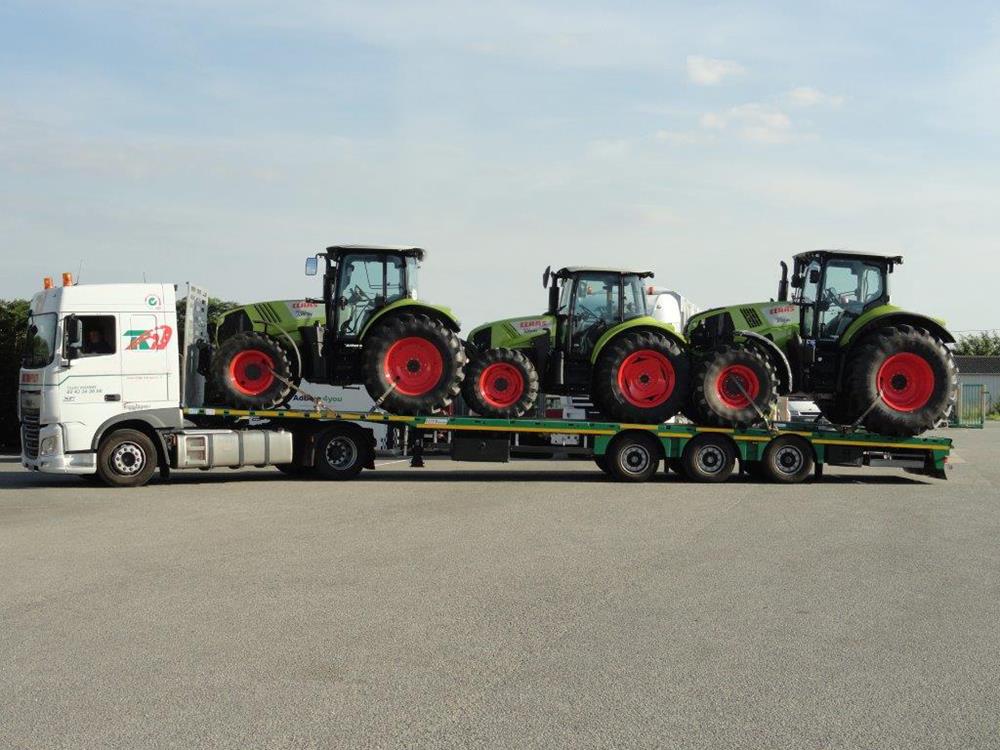 Semi-remorque MAX200 pour transport industriel