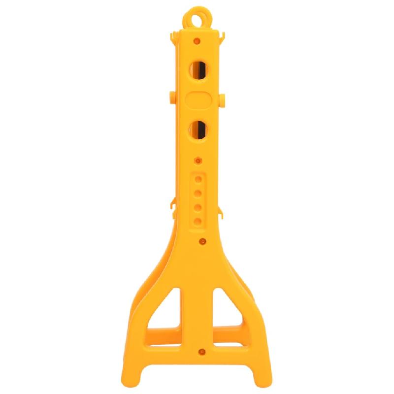 Vidaxl barrière de circulation pliable jaune et noir 250x38x96 cm 150988_3