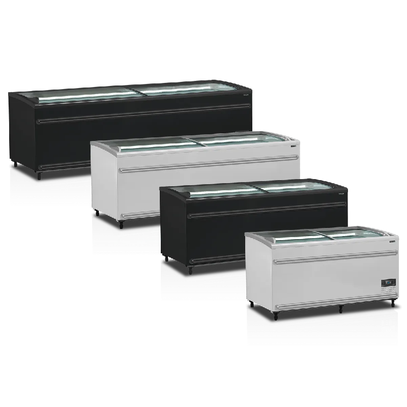 Congélateur de supermarché SFI210B-CF VS Noir TEFCOLD_3