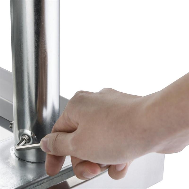 Plonge inox 2 bacs et égouttoirs - P 600 x L 2100 mm | Vogue_3