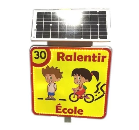 Panneau Ecole avec Leds clignotantes_3