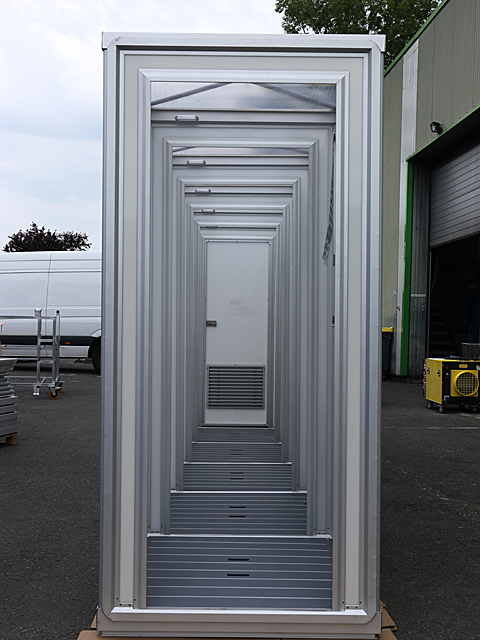 Sas de décontamination conforme au guide INRS ED 6307