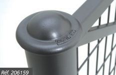 Barrière type Croix de Saint-André traditionnelle et élégante - Longueur 1072 ou 1572 mm - Trois cadres et quatre pommeaux au choix - LIGNE PROVINCE_3