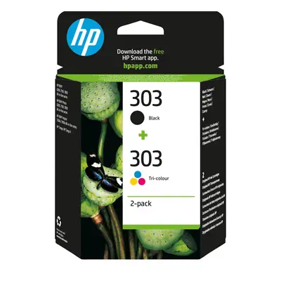 Pack de 2 cartouches authentiques d'encre noire/trois couleurs HP 303_3