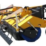 Balayeuse pousseuse industrielle Pro'sweep - adaptable sur relevage, télescopique et chargeuse - Emily avec système ABS_3