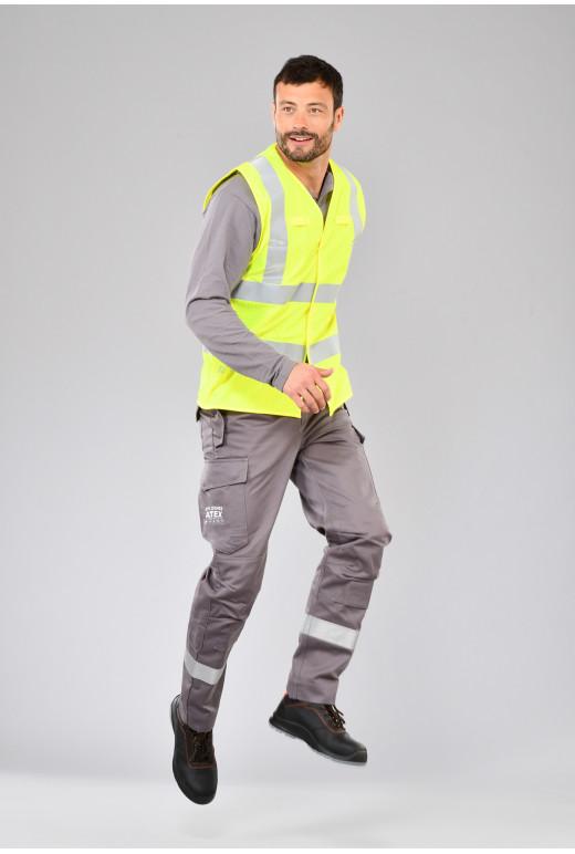 Gilet multirisques ignifugé, antistatique et haute visibilité - Réf. 905*paf - EN ISO 20471 classe 2_3