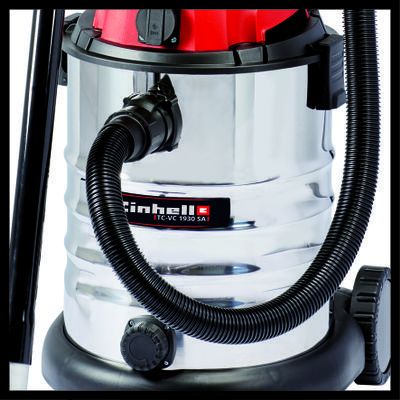 Aspirateur eau et poussière TC-VC 1930 SA - Einhell - Cuve inox 30L - 1500W_3