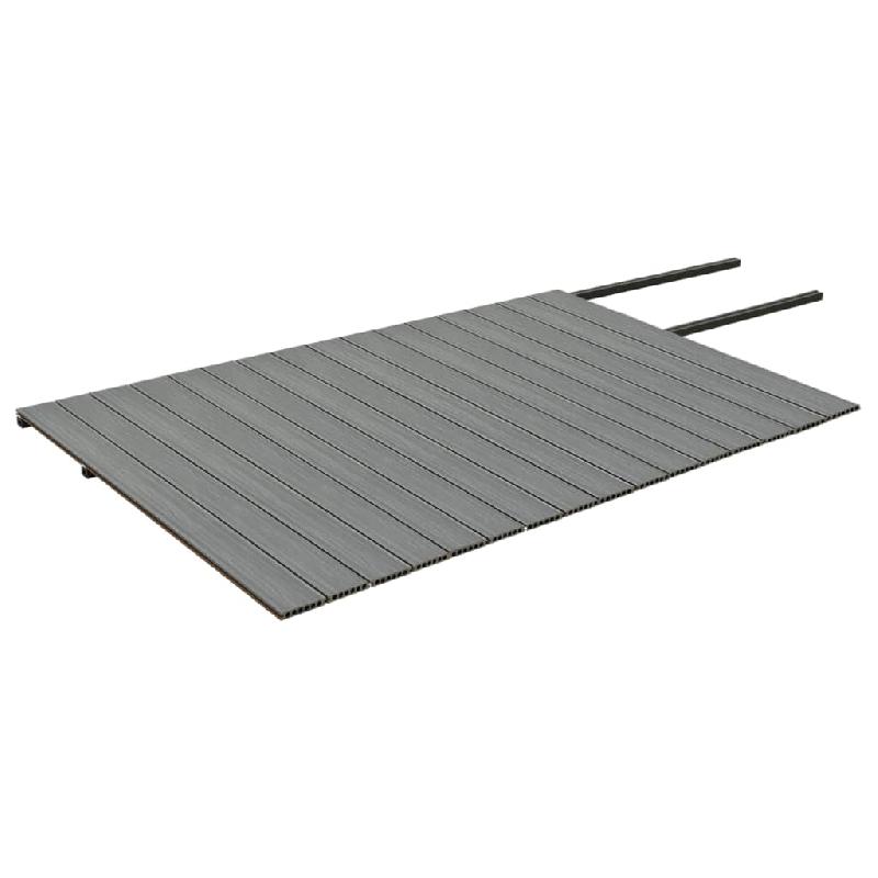 Vidaxl panneaux de terrasse et accessoires wpc marron/gris 40 m² 4 m 3070476_3