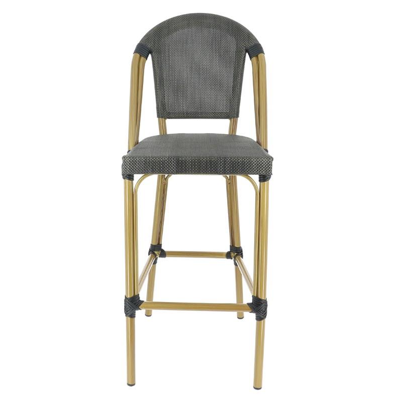 Chaise haute exterieure restaurant Biarritz - BRONZE_3