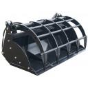 Godet grappin crocodile à dents mécano-soudées XL 2.4 - Référence : CT-GGCDMSXL 2400 - Dimensions 2,4 m - Poids 810 kg_3